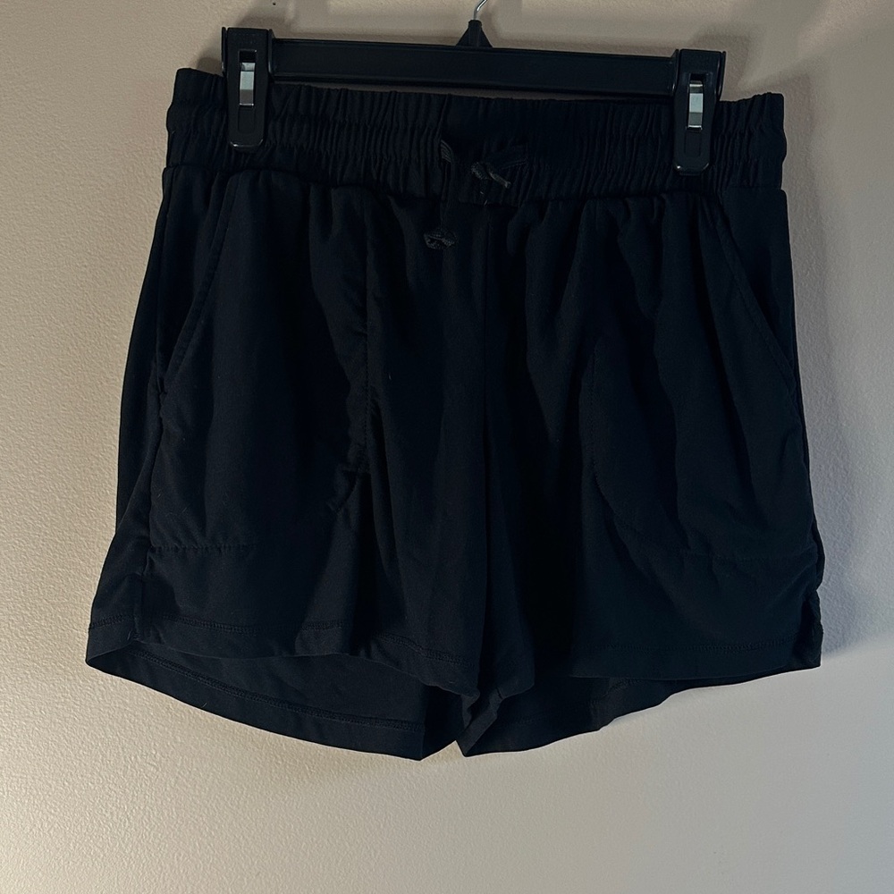 Classic Black High Waist Women's Shorts